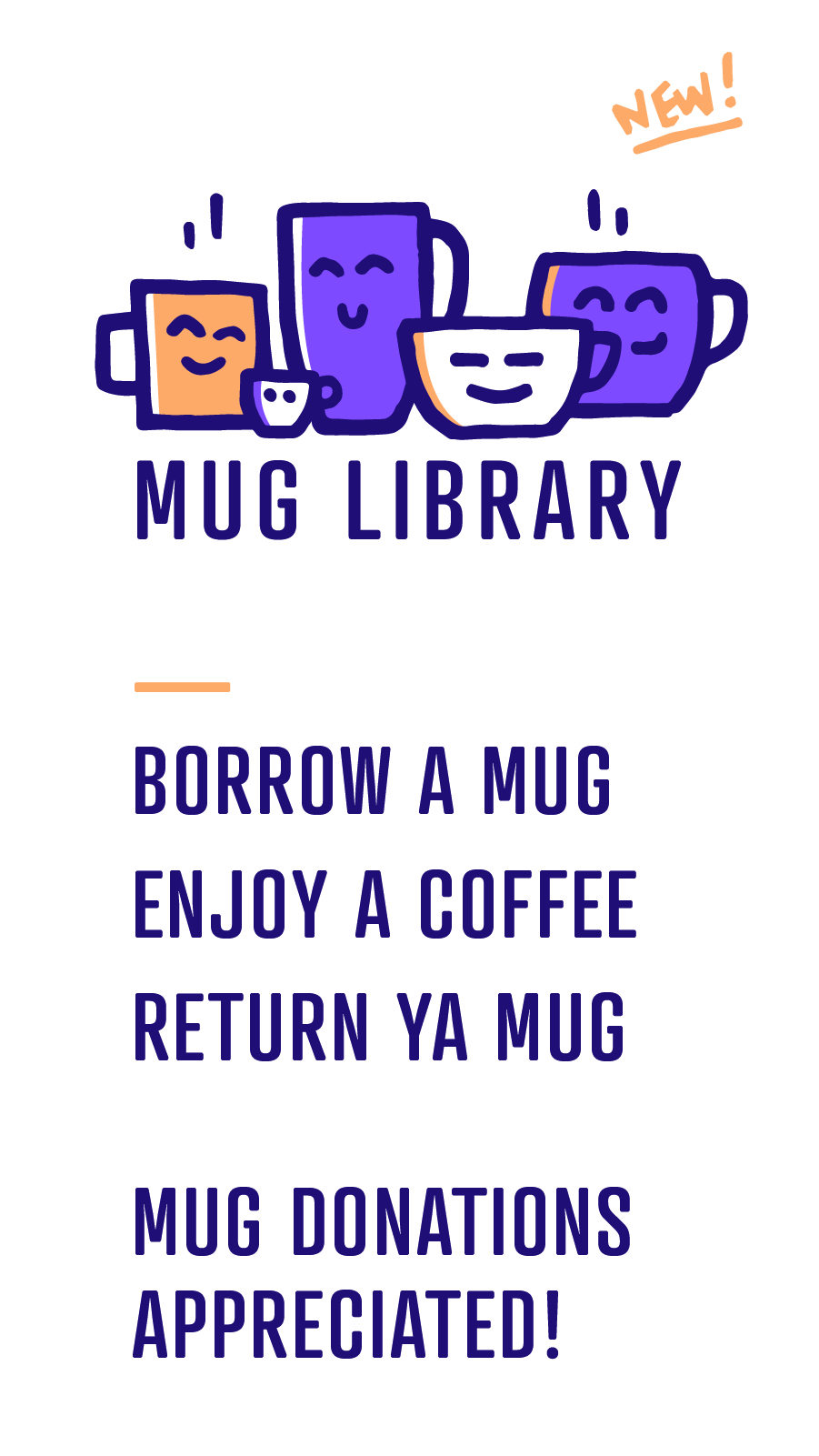 mug library instructions digital graphic