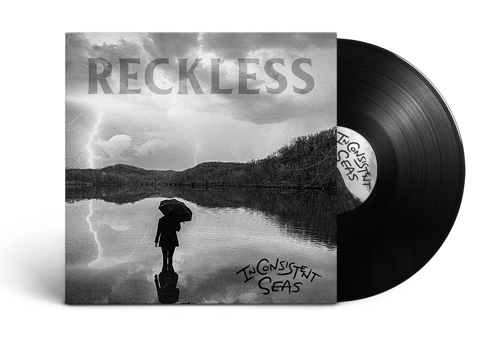 cover art for the vinyl record jacket of the full album, RECKLESS