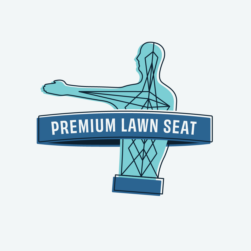 custom illustration for lawn passes