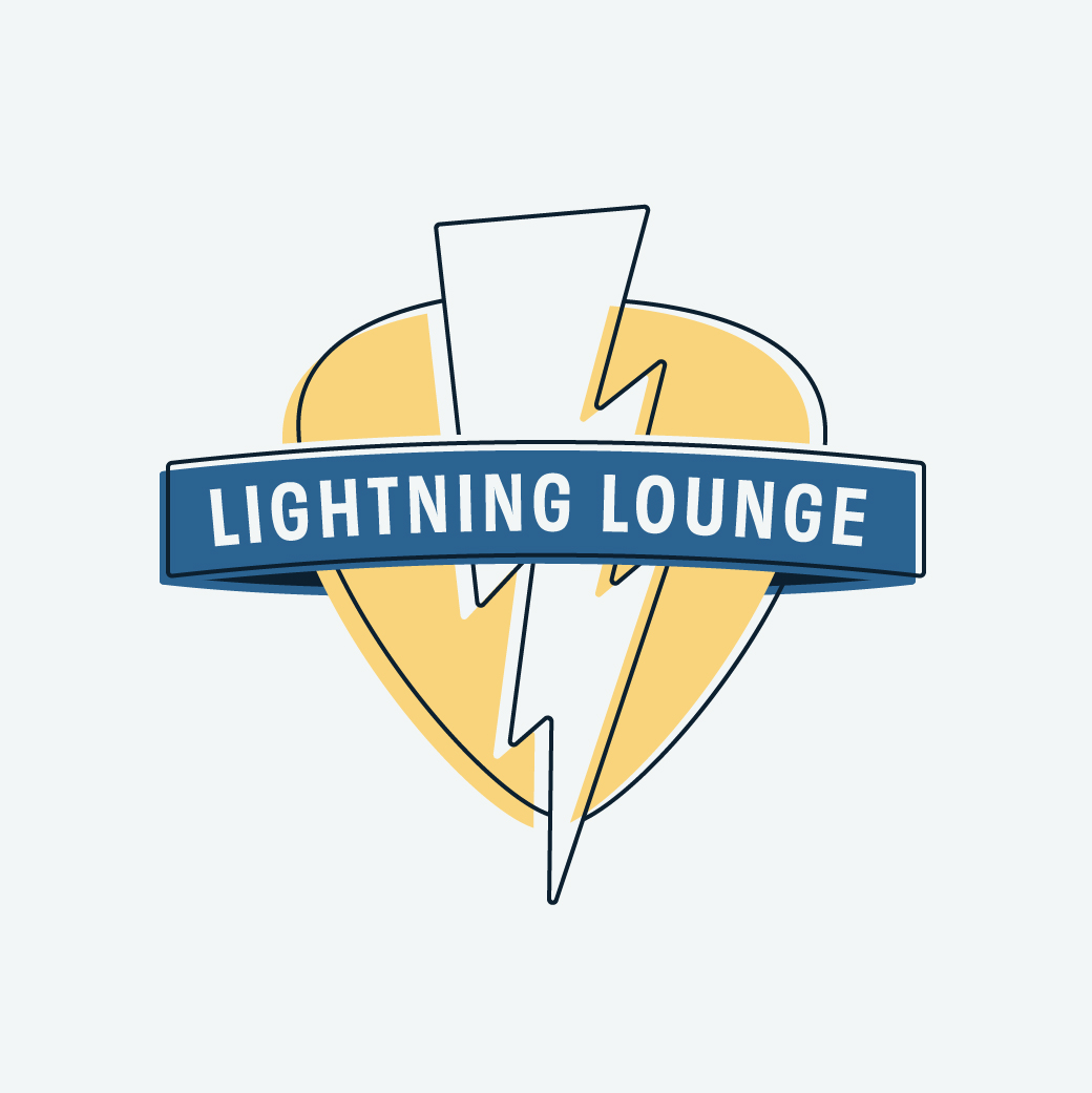 custom illustration for Lightning Lounge VIP passes